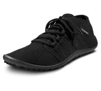 Barfußschuh LEGUANO "BEAT", Damen, Gr. 41, schwarz, Textil, Schuhe Barfußschuh, Freizeitschuh, Halbschuh, Schnürschuh für Maschinenwäsche geeignet (43922443-41) schwarz