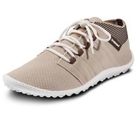 Leguano Barfussschuhe Beat (flexible Sohle, pures Barfußgefühl) sandbraun, Größe Euro (US) 42