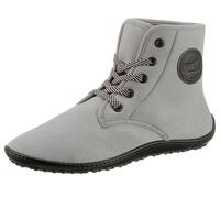 Barfußschuh LEGUANO "CHESTER LIGHT", Damen, Gr. 36, grau (hellgrau), Synthetik, Textil, Schuhe Barfußschuh, Bequemschuh, Komfortschuh, Flats, Schnürboots, Made in Germany (27853908-36)