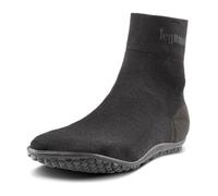Barfußschuh LEGUANO "CLASSIC", Damen, Gr. S (38/39), schwarz, Textil, Schuhe Sockboots Barfußschuh Schlupfboots Sommerschuh, Bequemschuh, Komfortschuh, Flats, Schlupfboots mit dehnbarem Schaft (823691