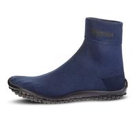 Barfußschuh LEGUANO "CLASSIC", Damen, Gr. XS (36/37), blau (dunkelblau), Textil, Schuhe Sockboots Barfußschuh Schlupfboots Sommerschuh, Bequemschuh, Komfortschuh, Flats, Schlupfboots mit dehnbarem Sch