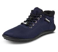 Barfußschuh LEGUANO "GALAXO", Damen, Gr. 48, blau (dunkelblau), Textil, Schuhe Barfußschuh, Komfortschuh, Flats, Schnürschuh mit spezieller Halbkugel-Laufsohle, Topseller (12255044-48)