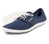 Barfußschuh LEGUANO "JUNO", Herren, Gr. 37, blau (navy), Lederimitat, Textil, Schuhe Barfußschuh, Schlupfschuh, Bequemschuh mit speziell entwickelter Halbkugel-Sohle (46918514-37) navy
