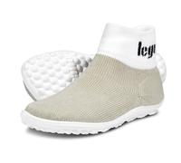 Barfußschuh LEGUANO "LEGUANITO", Mädchen, Gr. 24/25, beige, Textil, Schuhe Barfußschuh Schlupfboots, Schlupschuh, Freizeitschuh, Hausschuh fördert optimal den Laufprozess (78347409-24) beige