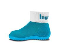 Barfußschuh LEGUANO "LEGUANITO", Mädchen, Gr. 32/33, blau (türkis), Textil, Schuhe Barfußschuh Schlupfboots, Schlupschuh, Freizeitschuh, Hausschuh fördert optimal den Laufprozess (78318838-32) türkis