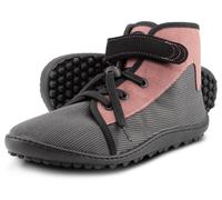 Barfußschuh LEGUANO "LEGUANITO SCIPPO", Jungen, Gr. 31, dunkelgrau, rosa, Textil, Schuhe Barfußschuh (17918636-31) dunkelgrau, rosa