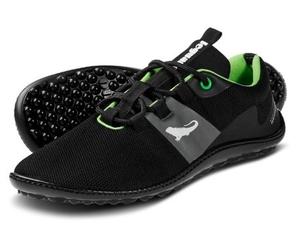 Barfußschuh LEGUANO "SPINWYN", Damen, Gr. 41, schwarz, Textil, Schuhe Barfußschuh, für Maschinenwäsche geeignet, Freizeitschuh, Halbschuh, Schnürschuh (88357219-41)