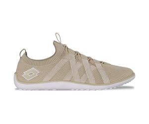 Barfußschuh LOTTO, Damen, Gr. 36, beige (beige, weiß), Kunstfaser, unifarben, Schuhe Barfußschuh, - mit extra dünner Sohle - wie barfuß (74155909-36) beige, weiß