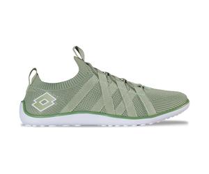 Barfußschuh LOTTO, Damen, Gr. 41, grün (linden, weiß), Kunstfaser, unifarben, Schuhe Barfußschuh, - mit extra dünner Sohle - wie barfuß (96009130-41) linden, weiß
