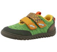 Barfußschuh LURCHI "Benny Barefoot", Jungen, Gr. 27, grün, curry, Textil, Schuhe Barfußschuh, Halbschuh, Klettschuh, Größenschablone zum Download (54912411-27)