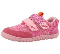 Barfußschuh LURCHI "Benny Barefoot", Kinder, Gr. 31, rosa (rosa, pink), Lederimitat, Textil, kontrastfarbene Details, meliert, Schuhe Barfußschuh, Halbschuh, Klettschuh, Größenschablone zum Download (