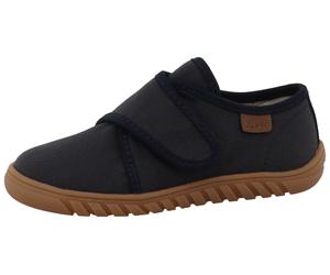 Barfußschuh LURCHI "Bibu Barefoot", Jungen, Gr. 29, blau (navy), Textil, Schuhe Barfußschuh, Klettschuh, Hausschuh mit Label, Größenschablone zum Download (28990757-29) navy