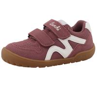 Barfußschuh LURCHI "Jamin, Barefoot", Kinder, Gr. 27, altrosa, weiß, Lederimitat, Textil, Veloursleder, Schuhe Barfußschuh, Klettschuh, Freizeitschuh, Größenschablone zum Download (91676619-27) altros