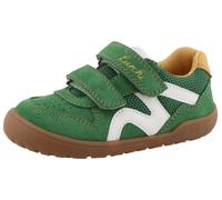 Barfußschuh LURCHI "Jamin, Barefoot", Kinder, Gr. 28, bunt (grün, weiß, gelb), Lederimitat, Textil, Veloursleder, Schuhe Barfußschuh, Klettschuh, Freizeitschuh, Größenschablone zum Download (90355762-