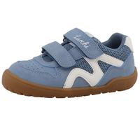 Barfußschuh LURCHI "Jamin, Barefoot", Kinder, Gr. 32, hellblau, weiß, Lederimitat, Textil, Veloursleder, Schuhe Barfußschuh, Klettschuh, Freizeitschuh, Größenschablone zum Download (59472660-32) hellb
