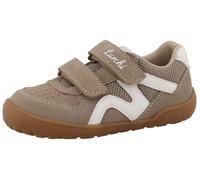 Barfußschuh LURCHI "Jamin, Barefoot", Kinder, Gr. 33, beige, weiß, Lederimitat, Textil, Veloursleder, Schuhe Barfußschuh, Klettschuh, Freizeitschuh, Größenschablone zum Download (55768928-33) beige, w