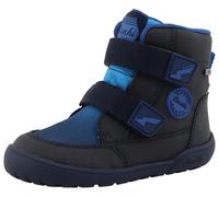 Barfußschuh LURCHI "Jimmy Barefoot-TEX", Mädchen, Gr. 32, blau (navy, royalblau), Lederimitat, Textil, Schuhe Barfußschuh, Klettboots mit TEX, Größenschablone zum Download (86928808-32) navy, royalbla