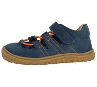 Barfußschuh LURCHI "Naffi, Barefoot", Mädchen, Gr. 27, blau (dunkelblau), Veloursleder, Schuhe Barfußschuh, Kinderschuh, Halbschuh, Größenschablone zum Download (93810756-27)