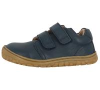 Barfußschuh LURCHI "Noah Barefoot", Kinder, Gr. 26, blau (navy), Nappaleder, Schuhe Barfußschuh, Klettschuh mit weichem Schaftrand, Größenschablone zum Download (93897664-26) navy