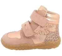 Barfußschuh LURCHI "Samu 1 Barefoot", Kinder, Gr. 26, rosa (rosé), Leder, Veloursleder, Schuhe Barfußschuh, Klettboots mit trendigen Kontrastbesätzen, Größenschablone z. Download (45213966-26) rosé