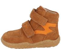 Barfußschuh LURCHI "Samu Barefoot", Kinder, Gr. 33, tan, Veloursleder, Schuhe Barfußschuh, Klettschuh, mit Kontrastbesatz, Größenschablone zum Download (93010002-33) tan