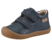 Barfußschuh NATURINO "BAREFOOT AMUR VL", Mädchen, Gr. 23, blau (navy), Glattleder, Schuhe Barfußschuh, Klettschuh mit Lederinnenausstattung, Größenschablone zum Download (72766260-23)