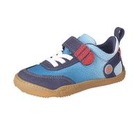 Barfußschuh QNUFFS "Fichte", Jungen, Gr. 31, blau (ozean, adriat), Lederimitat, Textil, kontrastfarbene Details, Schuhe Barfußschuh, Klettschuh, Sneaker, Halbschuh mit Kontrastbesätzen (93563529-31) o