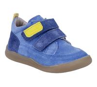 Barfußschuh RICHTER "Samy", Jungen, Gr. 25, blau kombiniert, Glattleder, Veloursleder, kontrastfarbene Details, Schuhe Barfußschuh, Kinderschuh im Konstrastlook, Größenschablone zum Download (43761658