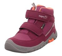 Barfußschuh SUPERFIT "TRACE, WMS: mittel", Mädchen, Gr. 30, rosa (fuchsia), Lederimitat, Textil, Schuhe Barfußschuh, Klettboots mit Wechselfußbett, Größenschablone zum Download (17091041-30) fuchsia