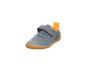 Barfußschuh SUPERFIT "VENTO WMS: weit", Jungen, Gr. 26, blau (hellgrün, orange), Lederimitat, Textil, Schuhe Barfußschuh, Klettschuh, WMS: weit V, Größenschablone zum Download (51235136-26) hellgrün,