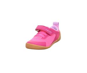 Barfußschuh SUPERFIT "VENTO WMS: weit", Jungen, Gr. 29, pink (pink, lila), Lederimitat, Polyester, Schuhe Barfußschuh, Klettschuh, WMS: weit V, Größenschablone zum Download (32450154-29) pink, lila