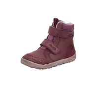 Barfußschuh SUPERFIT "WALDERI, WMS: weit", Jungen, Gr. 35, rot, Nubukleder, Veloursleder, Schuhe Barfußschuh, Winterboots mit Klettverschlüssen, Größenschablone zum Download (56041627-35) rot