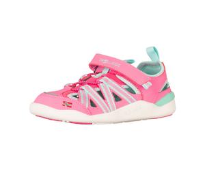 Barfußschuh TROLLKIDS "KIDS SALTFJORD BAREFOOT SANDAL", Kinder, Gr. 40, light magenta, schwarz mint, Synthetik, Schuhe Barfußschuh (58553300-40) light magenta, schwarz mint