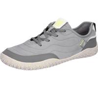 Barfußschuh WALDLÄUFER "H-BORIS", Herren, Gr. 10 (44,5), grau (grau, weiß), Nubukleder, Textil, Schuhe Barfußschuh, Schnürschuh, Bequemschuh, Halbschuh in Schuhweite H (= sehr weit) (56722949-10) grau