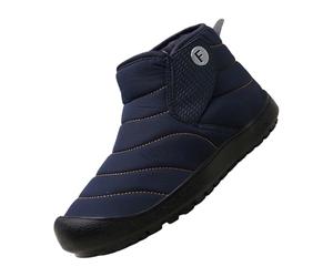 Barfußschuhe Damen Winterschuhe Herren Barfuß Gefüttert Stiefel Warmer Wasserdicht Schneestiefel Bequemer Breiter Zehenbox Winterstiefel Leicht Bequem Rutschfest Schneestiefel mit Warm Gefüttert