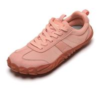 Barfußschuhe Herren Damen Leichte Traillaufschuhe mit rutschfester Sohle, Atmungsaktive Turnschuhe für Freizeit,Fitness & Alltag (Rosa, Erwachsene, Herren, 40, Numerisch, EU Schuhgrößensystem, M)