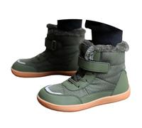 Barfussschuhe Kinder Winter Gefüttert Schneestiefel Breiter Zehe Wanderschuhe Leicht rutschfest Winterstiefel Schuhe Breite Füße Winterschuhe,36