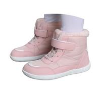 Barfussschuhe Kinder Winter Gefüttert Schneestiefel Breiter Zehe Wanderschuhe Leicht rutschfest Winterstiefel Schuhe Breite Füße Winterschuhe,32