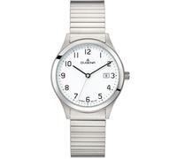 Dugena Herren Uhr 4460753 Bari Zugband Edelstahl