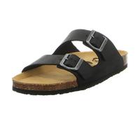 Plakton Barna Apure Leder Pantolette Sandalette schwarz 44