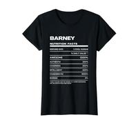 Barney Durchschnittliche Nährwerte Name Lustig Preisgünstiges Grafik-T-Shirt, Damen, Schwarz, S