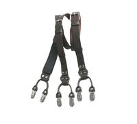 BaronHong Hosenträger aus echtem Leder für Herren, abnehmbar und verstellbar, Y-Rücken-Hosenträger für Anzughosen, Arbeitsjeans
