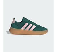 Sneaker ADIDAS SPORTSWEAR "BARREDA DECODE", Damen, Gr. 37, grün (collegiate grün, clear pink, gum 3), Leder, Textil, Schuhe Sneaker, inspiriert vom Design des adidas handball spezial (38511142-37) col