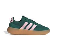 Sneaker ADIDAS SPORTSWEAR "BARREDA DECODE", Damen, Gr. 38,5, grün (collegiate grün, clear pink, gum 3), Leder, Textil, Schuhe Sneaker, inspiriert vom Design des adidas handball spezial (38511142-38,5)