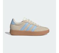 Sneaker ADIDAS SPORTSWEAR "BARREDA", Damen, Gr. 37, cream weiß, glow blau, gum10, Leder, Synthetik, Schuhe Sneaker, inspiriert vom Design des adidas handball spezial (72114725-37) cream weiß, glow bla