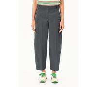 ARMEDANGELS Damen Webhose aus Bio-Baumwoll Mix Barrel Twill Regular Fit Space Steel Xs