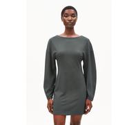BARREL MINI-JERSEYKLEID | LENZING™ ECOVERO™ Viskose-Mix - grau (L)