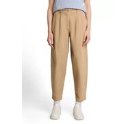 Tom Tailor Denim Damen Barrel-Hose aus Baumwolle mink beige Größe M