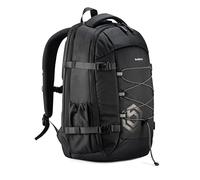 BARRENS Wanderrucksack Herren Damen Wasserdichter Rucksack 29L mit Laptopfach 15,6 Zoll Trekkingrucksack für Business Sport (Schwarz)