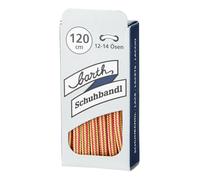 Barth Schnürsenkel, 120 cm, rund gelb-rot - (VPE: 6 Paar)